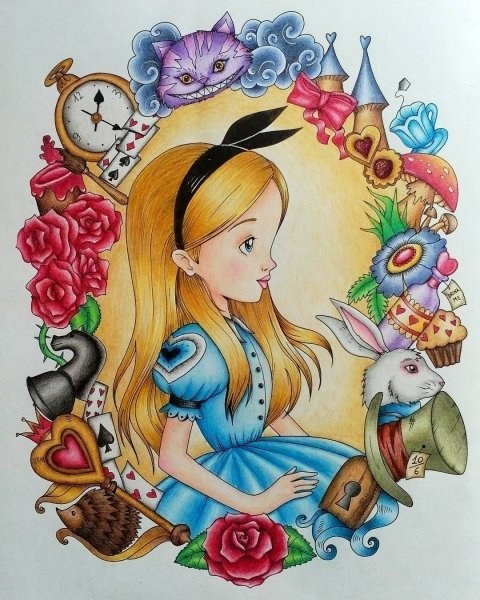 Алиса в стране чудес Алиса рисунок