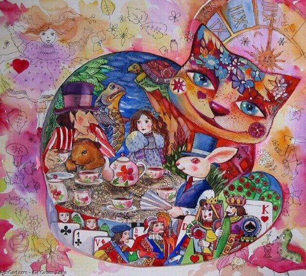 Сказочные картины художников Алиса в стране чудес