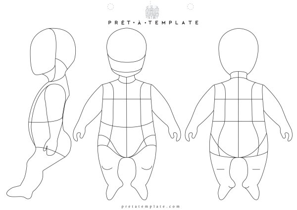 Детские фигуры для эскиза