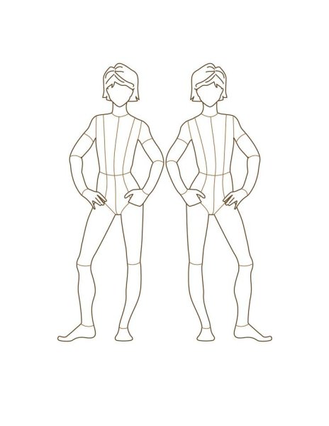 Детские фигуры для эскиза