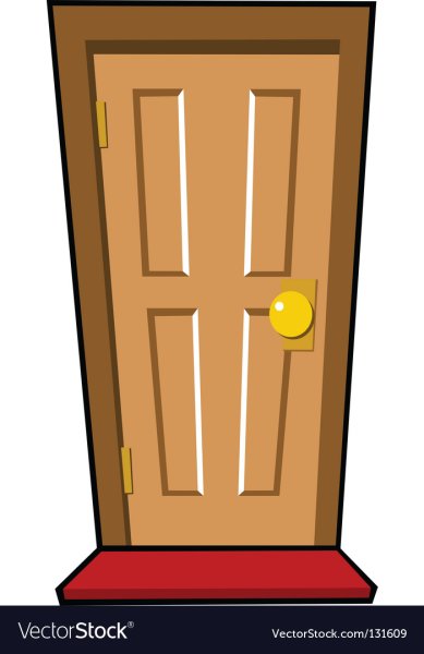 Нарисованная дверь