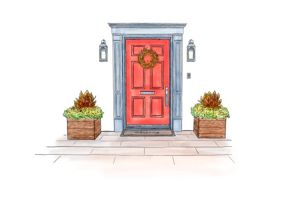 Дверь иллюстрация