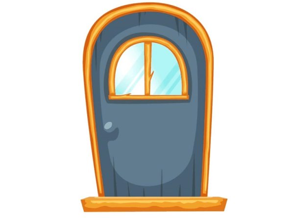 Нарисованная дверь