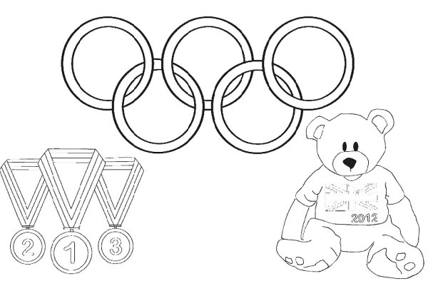 Раскраска Олимпийские игры
