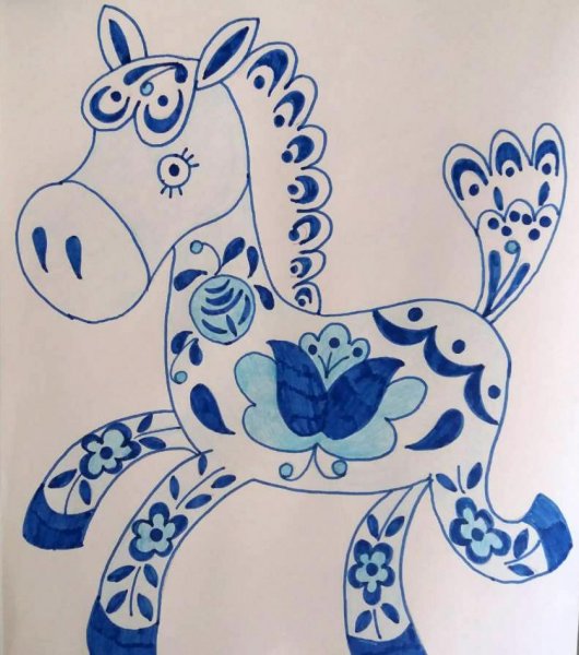 Декоративное рисование для детей