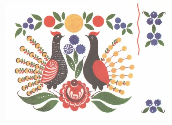 Городецкая роспись Украешки