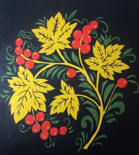 Хохломская роспись Смородинка