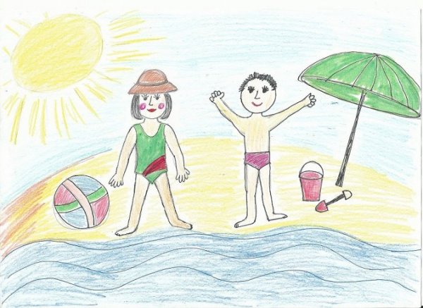 Рисование летние каникулы