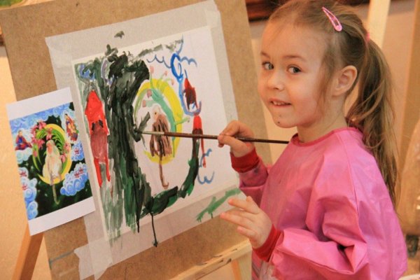 Занятия с детьми живопись