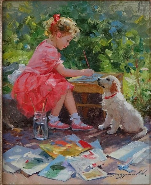 Константин Разумов маленькая художница