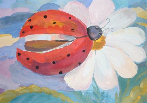 Рисунки гуашью для детей