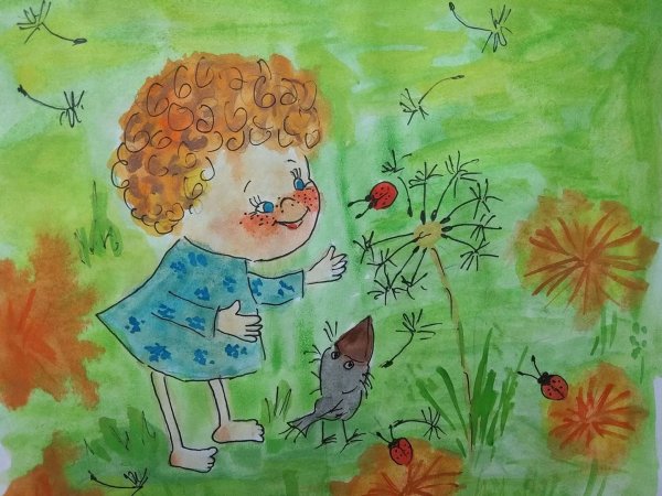 Рисунки детей на тему улыбка