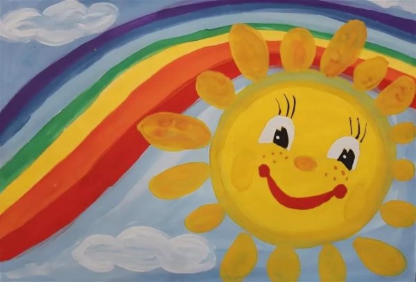 Рисование в детском саду лето