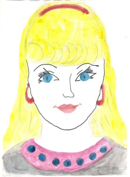 Портрет мамы для дошкольников