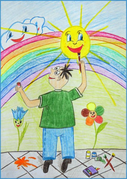 Конкурс рисунков улыбка