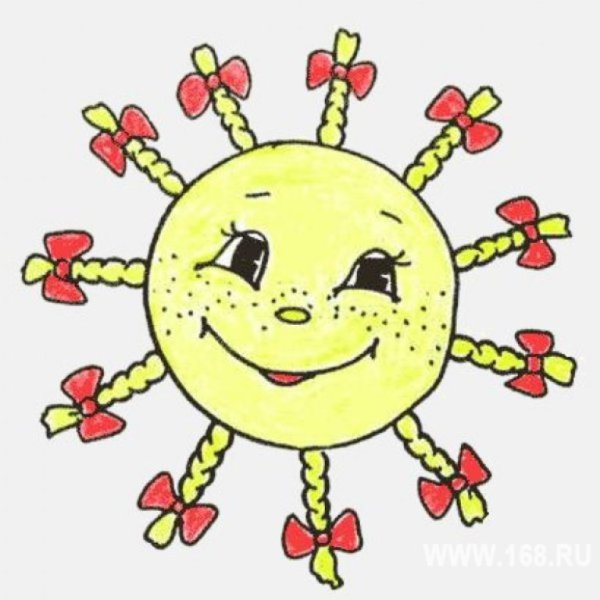Солнышко с косичками
