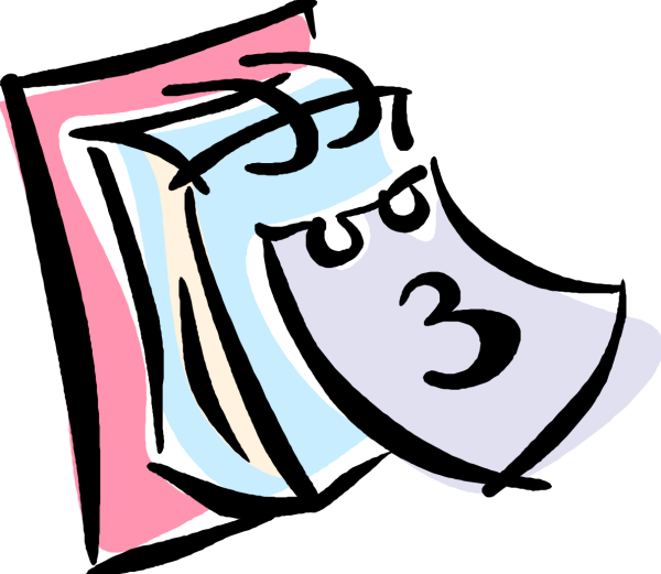 Лист календаря рисунок