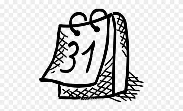 Календарик нарисованный