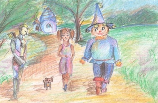 Волшебник изумрудного города иллюстрации детей