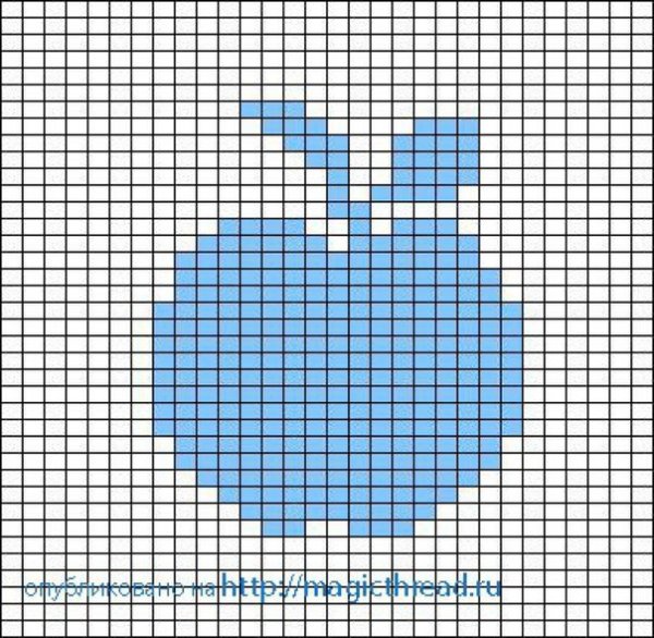 Теневые узоры спицами со схемами для детей