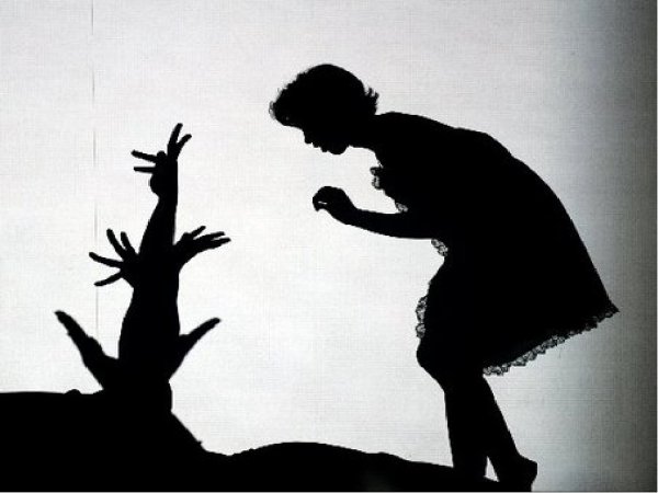 Теневой театр из людей