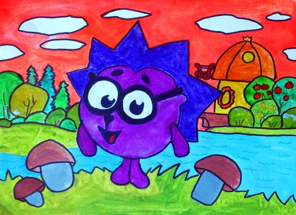 Рисунок на тему Смешарики