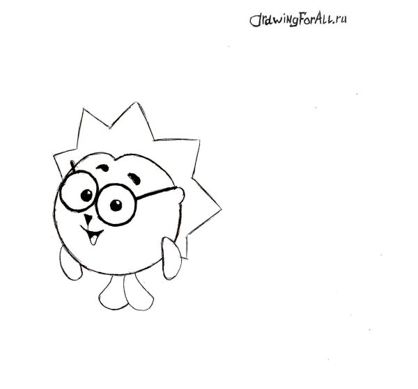 Смешарики рисунки для срисовки