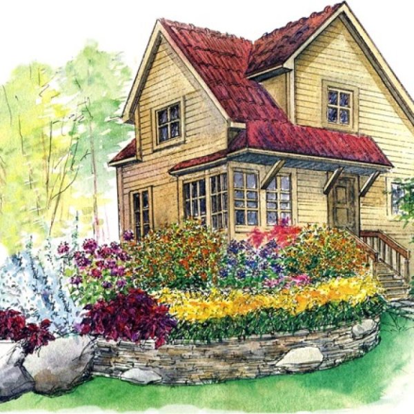 Садовый участок рисунок