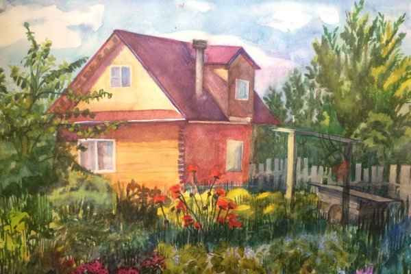 Дача рисунок