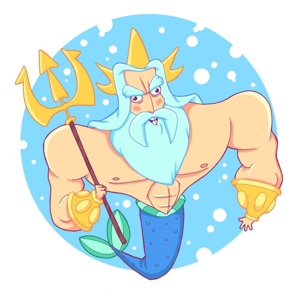 Король Тритон отец Русалочки