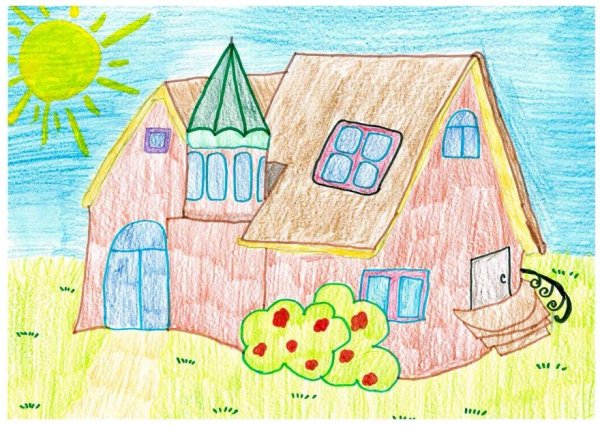 Рисование на тему дом