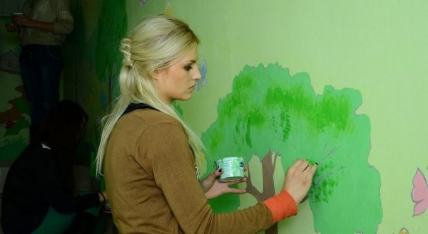 Окрашивание в детском саду