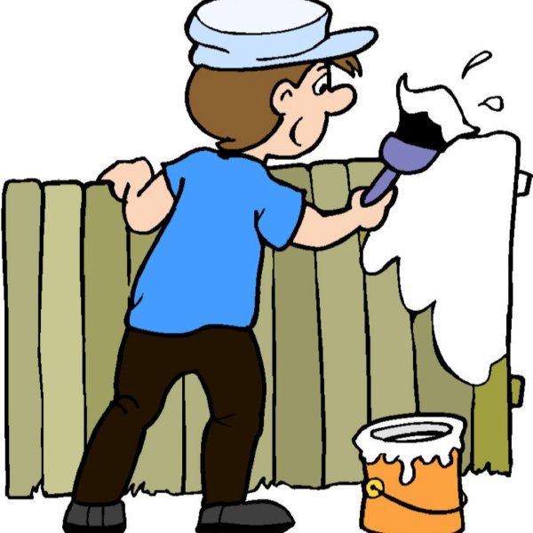 Маляр мультяшный