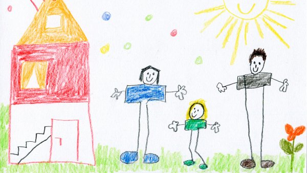 Детские рисунки людей