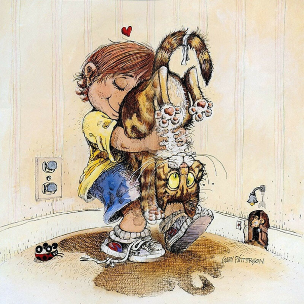 Смешные рисунки цветными карандашами