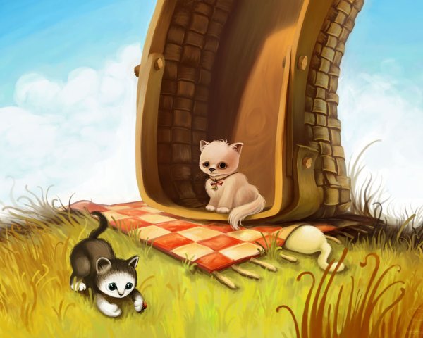 Позитивный рисунок легкий