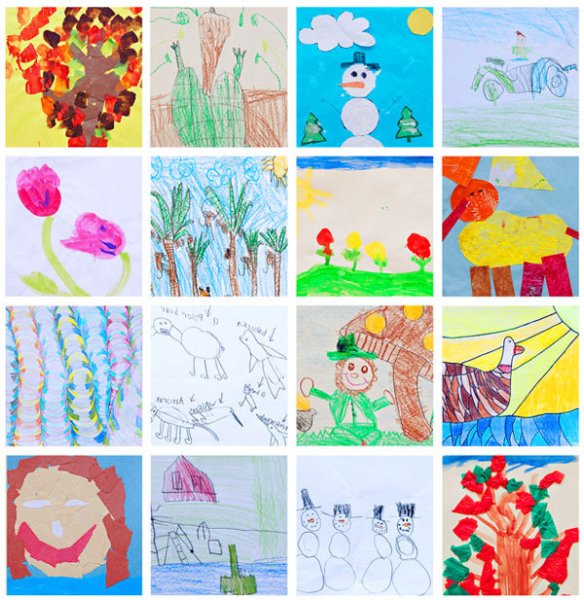 Коллаж в рисовании