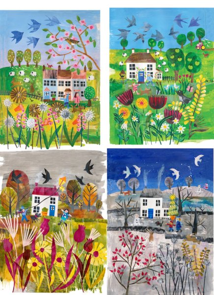 Коллаж из детских рисунков