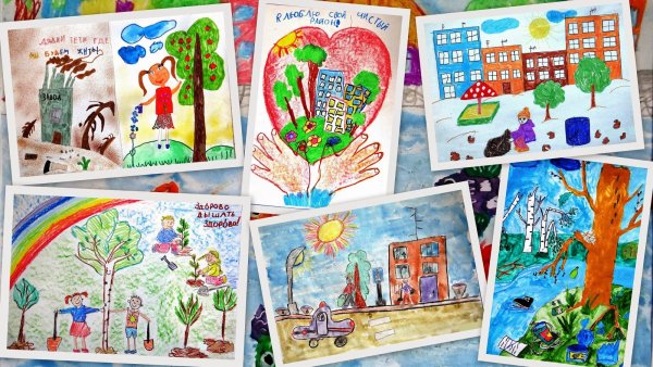 Выставка рисунков экология