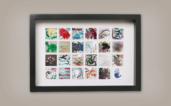 Коллаж из детских рисунков