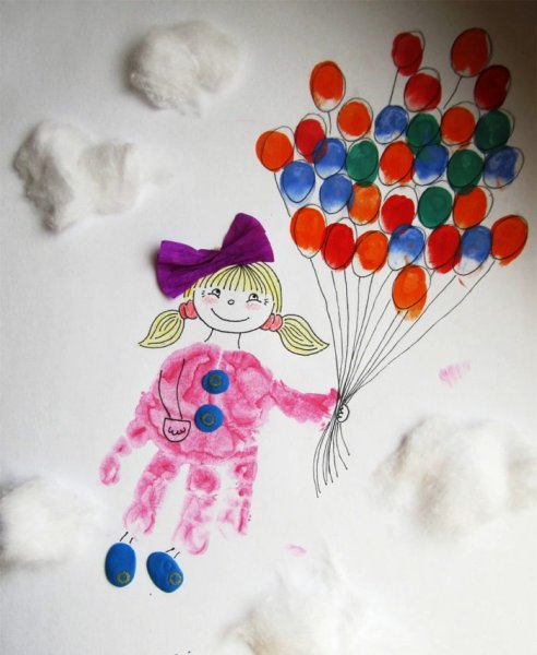 Рисование ладошками для детей