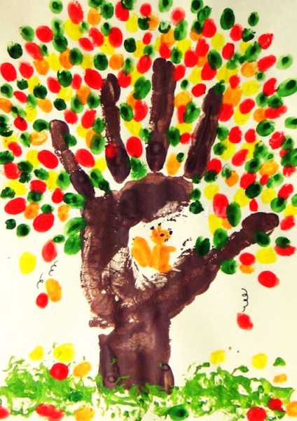 Рисование ладошками