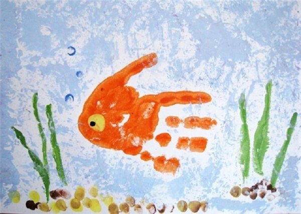 Рисование ладошками для детей