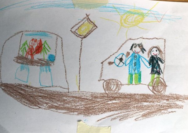 Детские секретики рисунок