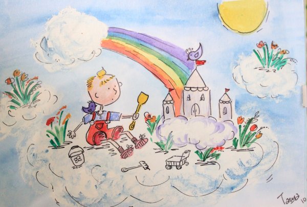 Современные детские рисунки