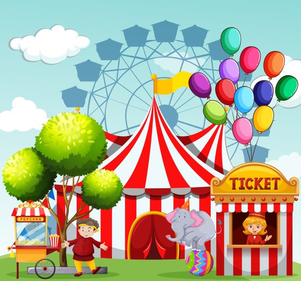 Весёлый детский парк