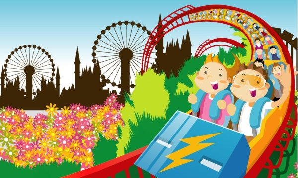 Аттракционы иллюстрации