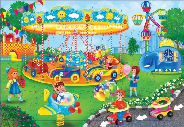 Нарисовать парк развлечений