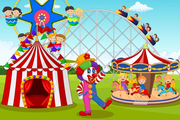 Детские аттракционы рисунки