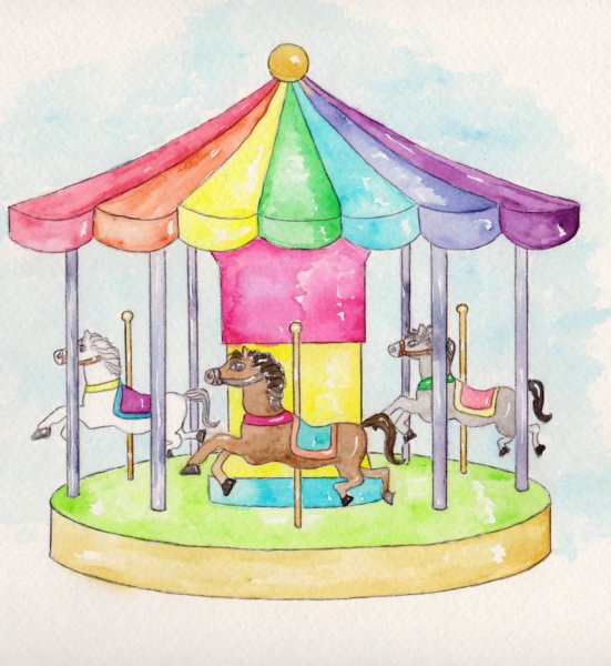 Карусель стилизованная